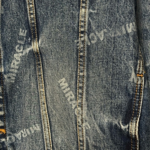 Nahmias Miracle Academy Denim Jacket Coat Long Sleeve - Picture 2 of 7